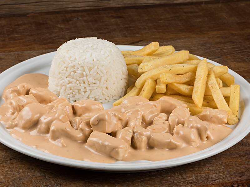 Estrogonofe de Frango