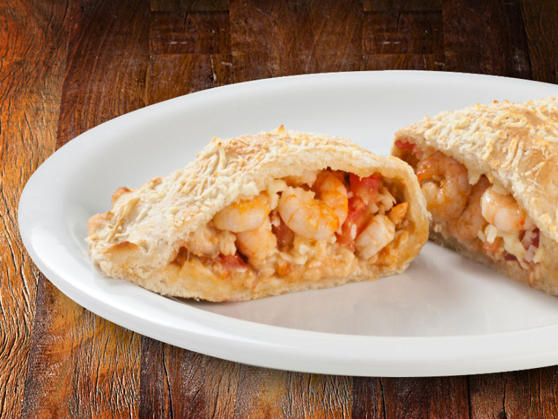 Calzone de Camarão com Catupiry