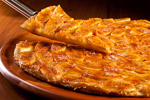 Pizza de banana