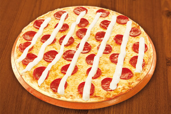 Pizza de Calabresa com Catupiry