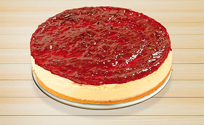 Cheesecake com frutas vermelhas